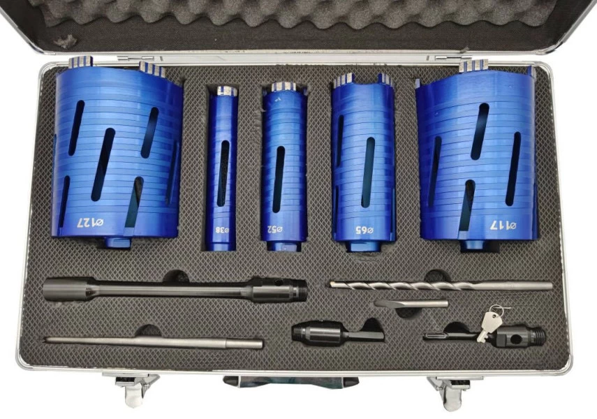 HBM 11 Delige Professionele Diamantborenset 38 / 52 / 65 / 117 / 127 Mm