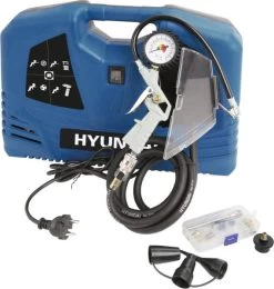Meubelgereedschap Winkel 40 Hyundai Mini-compressor 55791, 1100 Watt, 180L/min, 8 Bar