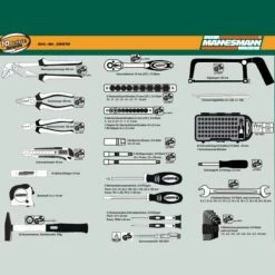 Mannesman Gereedschapskoffer 133-delig 29079