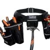 ToolPack Robuuste Gereedschapsgordel, Grote Gereedschapshouder, Boorhouder, Metalen Hamerhouder Drill Holder, Reflectielijnen