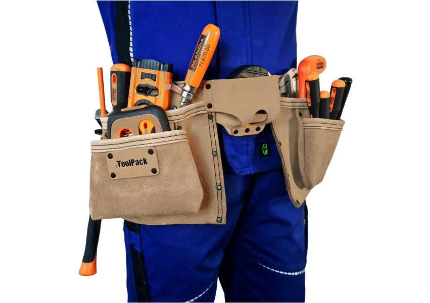 ToolPack Industriele Gereedschapsgordel Nubuck Leer 4 ToolPack Industriele Gereedschapsgordel Nubuck Leer - Afbeelding 4