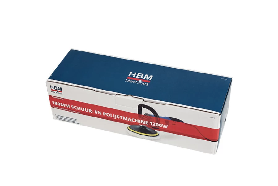 HBM 180 Mm Schuur En Polijstmachine 1200 Watt 6 HBM 180 Mm Schuur En Polijstmachine 1200 Watt - Afbeelding 6