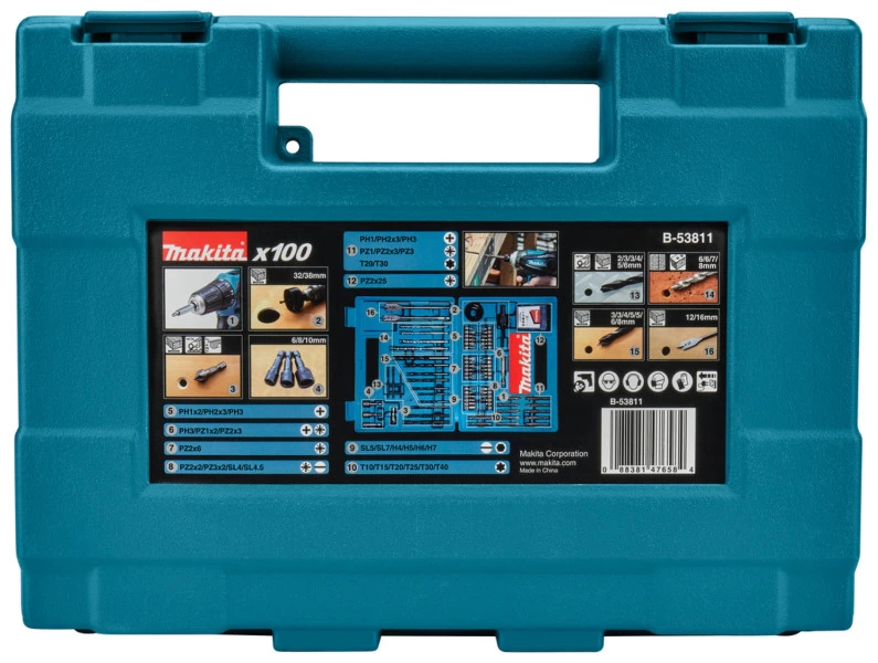 Makita Boor-/schroefbitset 100-delig 6 Makita Boor-/schroefbitset 100-delig - Afbeelding 6