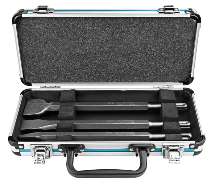Makita D-42357 SDS-Plus 3 Delige Beitelset In Koffer 1 Makita D-42357 SDS-Plus 3 Delige Beitelset In Koffer