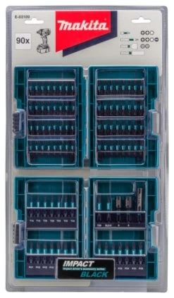 Makita Impact Black Slagschroefbitset 90-delig -Meubelgereedschap Winkel e 03109 c1n1 1.jpg 1200x600 03988ebc88