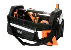 ToolPack Robuuste Gereedschapstas, Metalen Draaghendel, Reflectiestreep, Afneembare Beschermkap, Verstelbare Draagriem