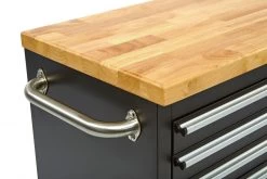 HBM Verrijdbare Gereedschapswagen Met Houten Werkblad - 122 Cm - Zwart -Meubelgereedschap Winkel hbm 005 56.jpg 1200x600 fc834ebc88