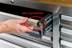 HBM Werkbank 158 Cm 10 Laden Met Deur En Achterwand, RVS -Meubelgereedschap Winkel hbm 015b.jpg 1200x600 1e9c8ebc88