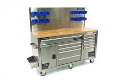 HBM Werkbank 158 Cm 10 Laden Met Deur En Achterwand, RVS -Meubelgereedschap Winkel hbm 016 115.jpg 1200x600 7e305ebc88