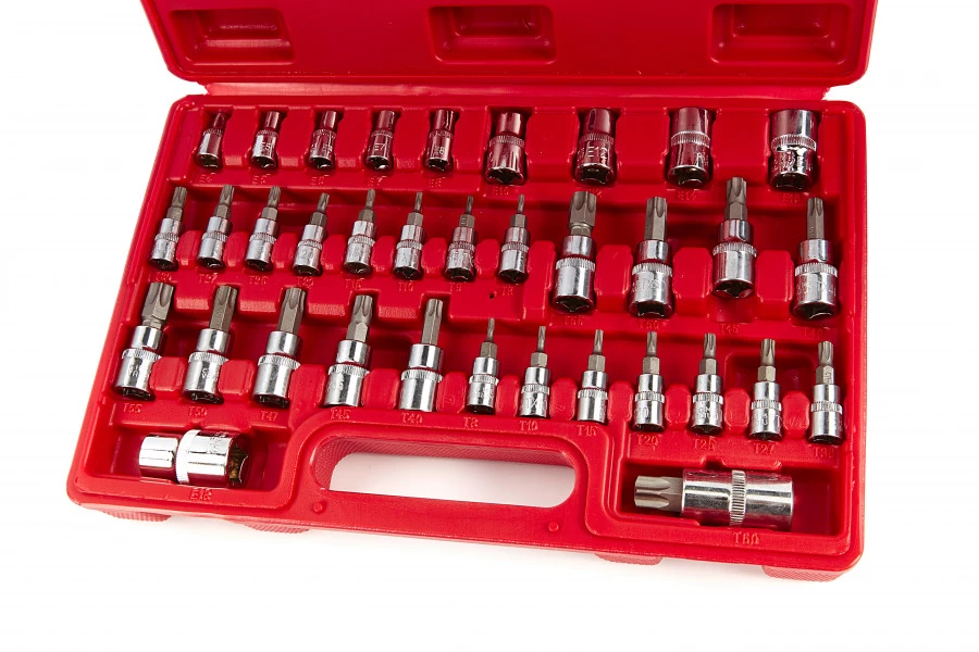 HBM 35 Delige Interne En Externe Torx Doppenset 1 HBM 35 Delige Interne En Externe Torx Doppenset