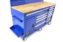 HBM Gereedschapswagen Met Achterwand, Houten Werkblad, 158 Cm, Blauw -Meubelgereedschap Winkel hbm 022 122.jpg 1200x600 6db93ebc88