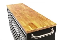 HBM Verrijdbare Gereedschapswagen Met Houten Werkblad - 146 Cm - Zwart -Meubelgereedschap Winkel hbm 022 61.jpg 1200x600 a5abbebc88