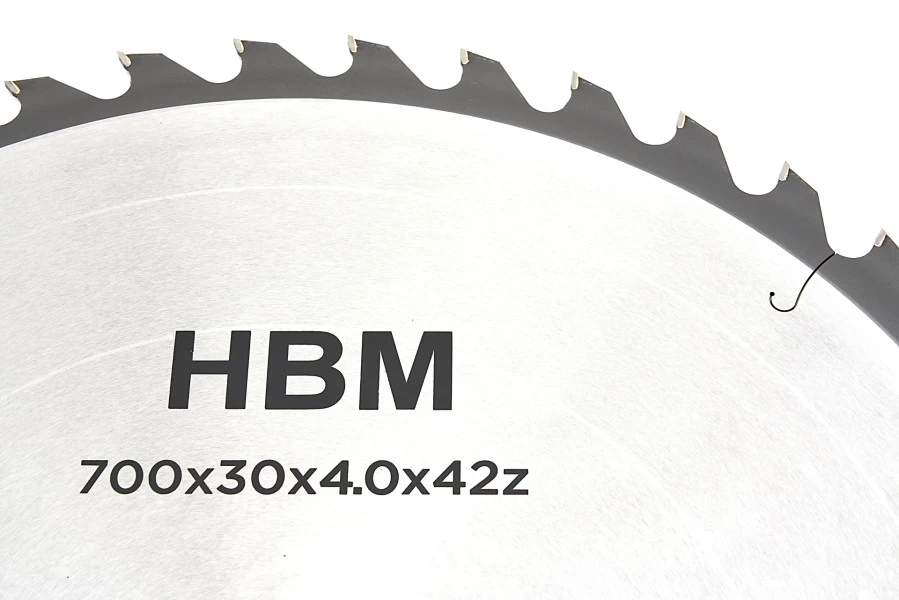 HBM 700 Mm - 42-T Zaagblad Voor HBM Professionele Wipzaag / Brandhoutzaag 5.5 PK - 400 Volt 3 HBM 700 Mm - 42-T Zaagblad Voor HBM Professionele Wipzaag / Brandhoutzaag 5.5 PK - 400 Volt - Afbeelding 3