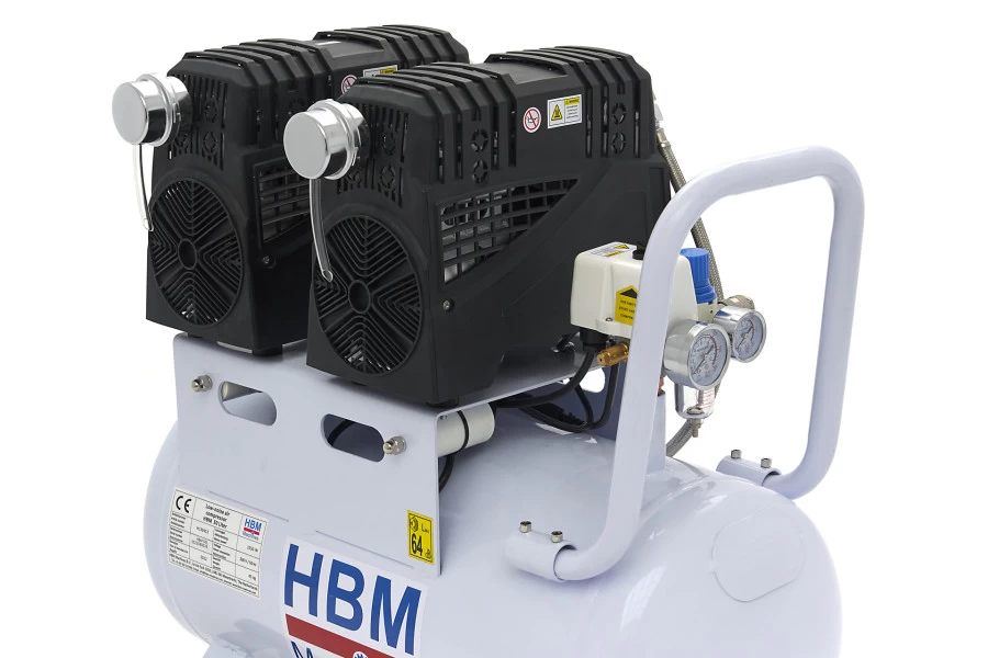 HBM Low Noise Compressor, 1,5PK, 50L, Model 2 6 HBM Low Noise Compressor, 1,5PK, 50L, Model 2 - Afbeelding 6