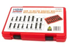 HBM Kracht Wielslot, Wielbouten Demontageset 16-delig -Meubelgereedschap Winkel hbm 031 179.jpg 1200x600 d410debc88