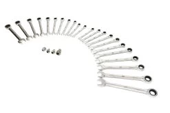 HBM Professionele Ring, Ratel, Steeksleutelset Metrische En Inch Maten 23-Delig