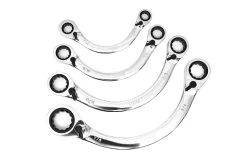 HBM Startersleutelset, Halve Maan Steeksleutelset 4-delig