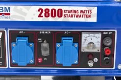 HBM 2.800W Generator Met 208 Cc Benzinemotor, 230V 16 HBM 2.800W Generator Met 208 Cc Benzinemotor, 230V -Meubelgereedschap Winkel hbm 060 150.jpg 1200x600 57cf2ebc88