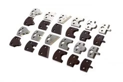 HBM 100 Mm Profi Houtfreeskop Met 7 Sets Messen