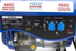 HBM 4300W Generator, Aggregaat Met 389 Cc Benzinemotor, 2 X 230 V / 12 V -Meubelgereedschap Winkel hbm 066 143.jpg 1200x600 c7f31ebc88