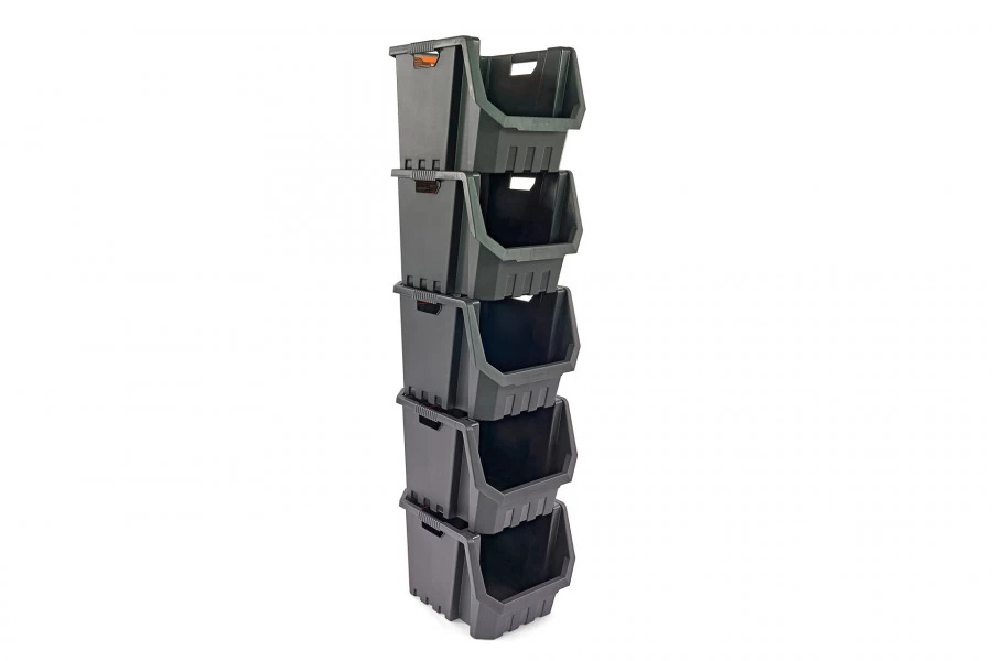 TACTIX Opbergbak, Stapelbaar, 45,5 X 58 X 40 Cm 6 TACTIX Opbergbak, Stapelbaar, 45,5 X 58 X 40 Cm - Afbeelding 6