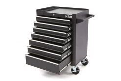 HBM Gereedschapswagen Met 7 Laden - 66 Cm - Zwart