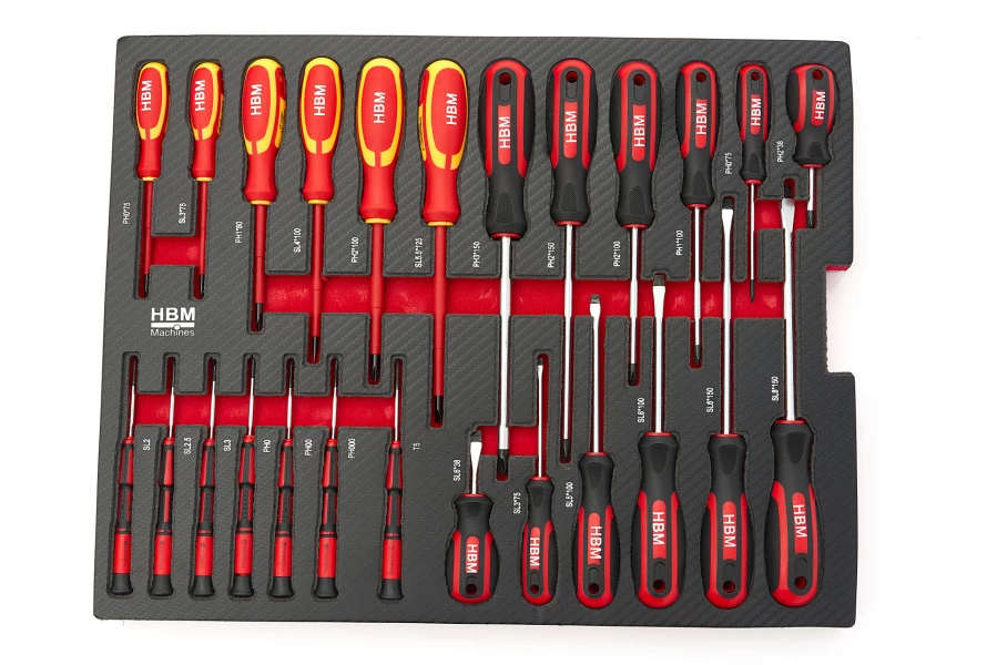 HBM Professionele 238 Delige Gereedschapskoffer, Gereedschapstrolly Met Carbon Inlays 8 HBM Professionele 238 Delige Gereedschapskoffer, Gereedschapstrolly Met Carbon Inlays - Afbeelding 8