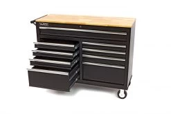 HBM Verrijdbare Gereedschapswagen Met Houten Werkblad - 117 Cm - Zwart -Meubelgereedschap Winkel hbm 147 54.jpg 1200x600 99221ebc88