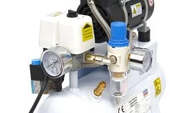 HBM Low Noise Airbrush Compressor 4 Liter, Model 2 -Meubelgereedschap Winkel hbm 156 100.jpg 1200x600 a5190ebc88