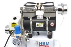 HBM Low Noise Airbrush Compressor 4 Liter, Model 2 -Meubelgereedschap Winkel hbm 157 100.jpg 1200x600 3d4d6ebc88