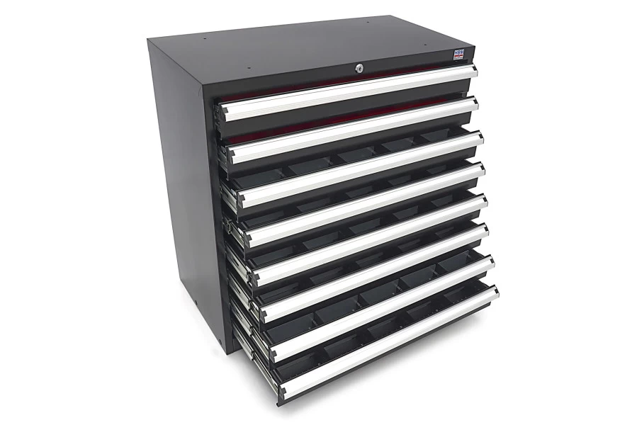 HBM 8 Laden Profi Gereedschapskast 90 X 45 X 90 Cm Zwart 5 HBM 8 Laden Profi Gereedschapskast 90 X 45 X 90 Cm Zwart - Afbeelding 5