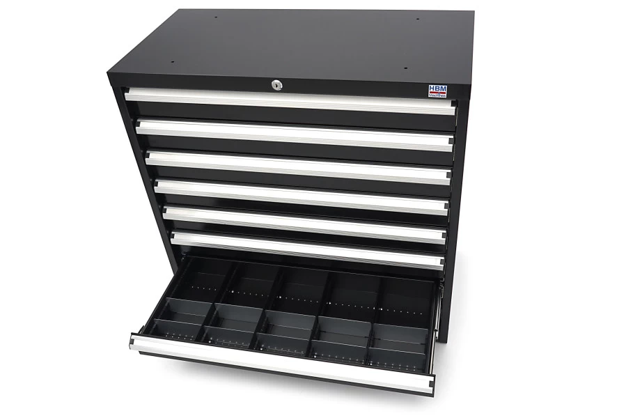 HBM 8 Laden Profi Gereedschapskast 90 X 45 X 90 Cm Zwart 15 HBM 8 Laden Profi Gereedschapskast 90 X 45 X 90 Cm Zwart - Afbeelding 15