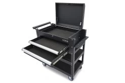 HBM 2 Laden Gereedschapswagen Met 2 Plateaus En Opbergvak - 91 Cm - Zwart -Meubelgereedschap Winkel hbm 183 97.jpg 1200x600 ae8f4ebc88