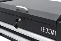 HBM 2 Laden Gereedschapswagen Met 2 Plateaus En Opbergvak - 91 Cm - Zwart -Meubelgereedschap Winkel hbm 186 90.jpg 1200x600 df61eebc88