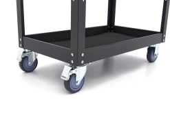 HBM 2 Laden Gereedschapswagen Met 2 Plateaus En Opbergvak - 91 Cm - Zwart -Meubelgereedschap Winkel hbm 189 75.jpg 1200x600 d1d70ebc88