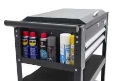 HBM 2 Laden Gereedschapswagen Met 2 Plateaus En Opbergvak - 91 Cm - Zwart -Meubelgereedschap Winkel hbm 191 97.jpg 1200x600 21f90ebc88