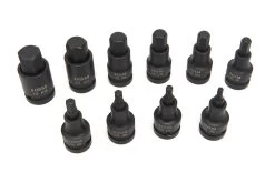 HBM Professionele 1/2 Inch Krachtdoppenset H4-H19 10-Delig