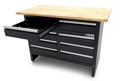 HBM 120 Cm Werkbank Met 8 Laden En Massief Houten Werkblad 15 HBM 120 Cm Werkbank Met 8 Laden En Massief Houten Werkblad -Meubelgereedschap Winkel hbm 2043 16.jpg 1200x600 19e4eebc88
