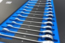 HBM 13 Delige Ring, Ratel, Steeksleutelset INCH In Carbon Foam Inlay Voor Gereedschapswagen 11 HBM 13 Delige Ring, Ratel, Steeksleutelset INCH In Carbon Foam Inlay Voor Gereedschapswagen -Meubelgereedschap Winkel hbm 2079 1.jpg 1200x600 75ac2ebc88