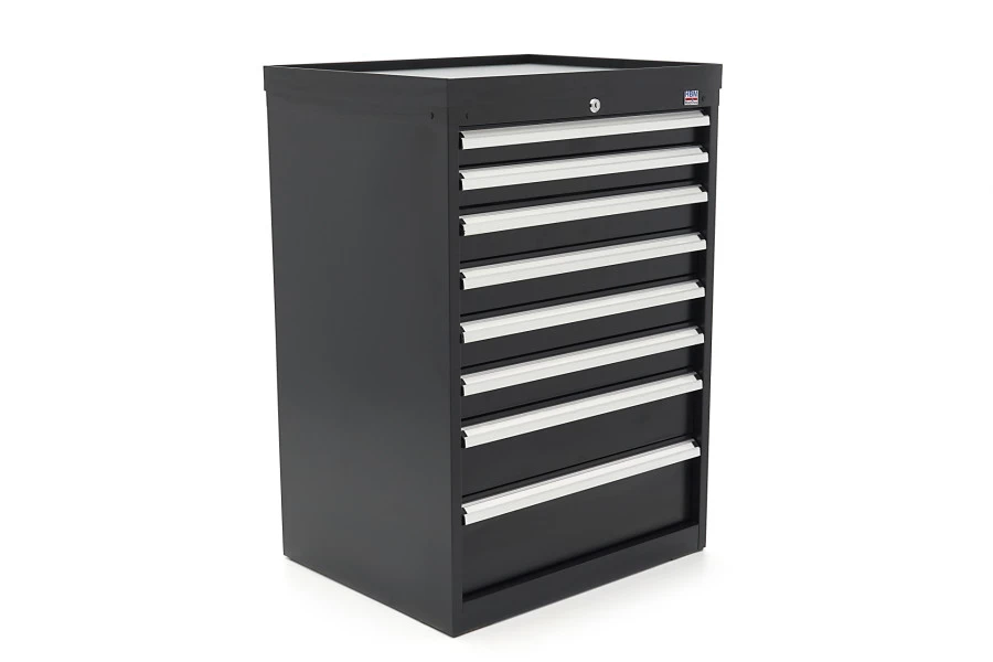 HBM 8 Laden Profi Gereedschapskast 72 X 58 X 100 Cm Zwart 2 HBM 8 Laden Profi Gereedschapskast 72 X 58 X 100 Cm Zwart - Afbeelding 2