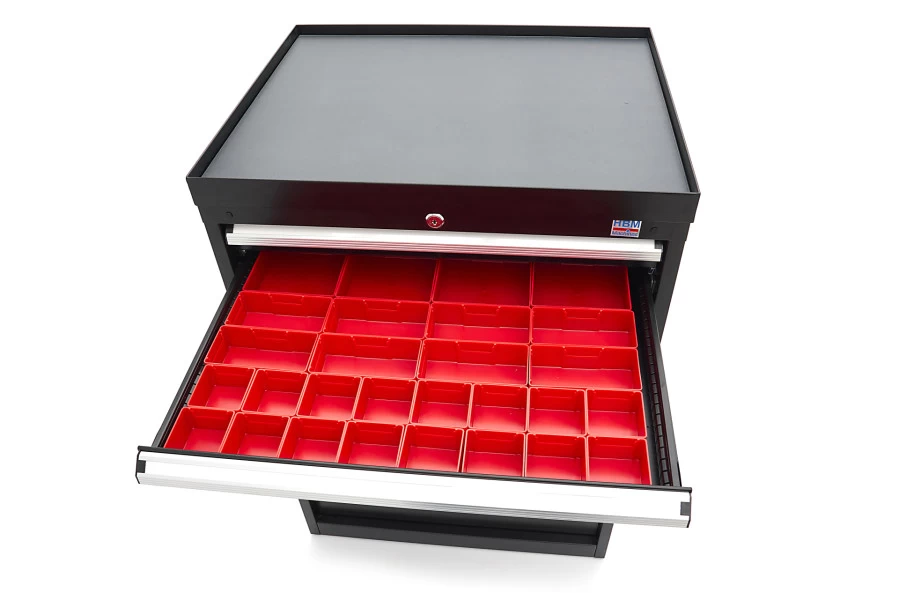 HBM 8 Laden Profi Gereedschapskast 72 X 58 X 100 Cm Zwart 13 HBM 8 Laden Profi Gereedschapskast 72 X 58 X 100 Cm Zwart - Afbeelding 13