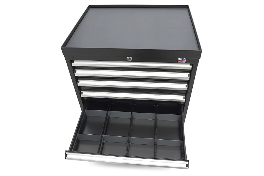 HBM 8 Laden Profi Gereedschapskast 72 X 58 X 100 Cm Zwart 7 HBM 8 Laden Profi Gereedschapskast 72 X 58 X 100 Cm Zwart - Afbeelding 7