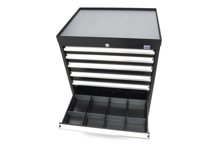 HBM 8 Laden Profi Gereedschapskast 72 X 58 X 100 Cm Zwart 9 HBM 8 Laden Profi Gereedschapskast 72 X 58 X 100 Cm Zwart - Afbeelding 9