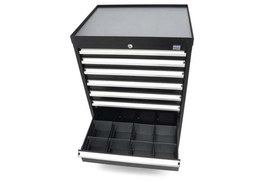 HBM 8 Laden Profi Gereedschapskast 72 X 58 X 100 Cm Zwart 10 HBM 8 Laden Profi Gereedschapskast 72 X 58 X 100 Cm Zwart - Afbeelding 10