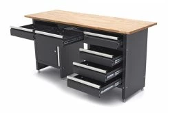 HBM 171 Cm Werkbank Met 6 Laden 1 Deur En Massief Houten Werkblad -Meubelgereedschap Winkel hbm 2096 7.jpg 1200x600 87224ebc88