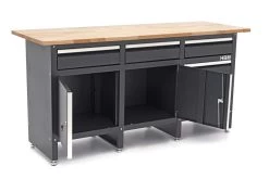 HBM 171 Cm Werkbank Met 6 Laden 2 Deuren En Massief Houten Werkblad -Meubelgereedschap Winkel hbm 2111 10.jpg 1200x600 e4e80ebc88