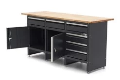 HBM 171 Cm Werkbank Met 6 Laden 2 Deuren En Massief Houten Werkblad -Meubelgereedschap Winkel hbm 2112 10.jpg 1200x600 8d725ebc88