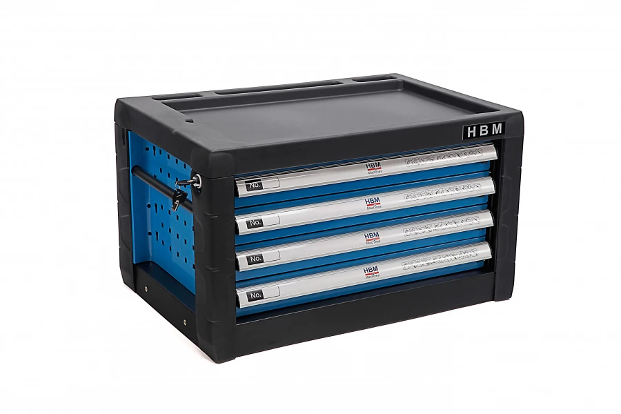 HBM 4 Laden Gereedschap Opzetkast - Blauw 3 HBM 4 Laden Gereedschap Opzetkast - Blauw - Afbeelding 3