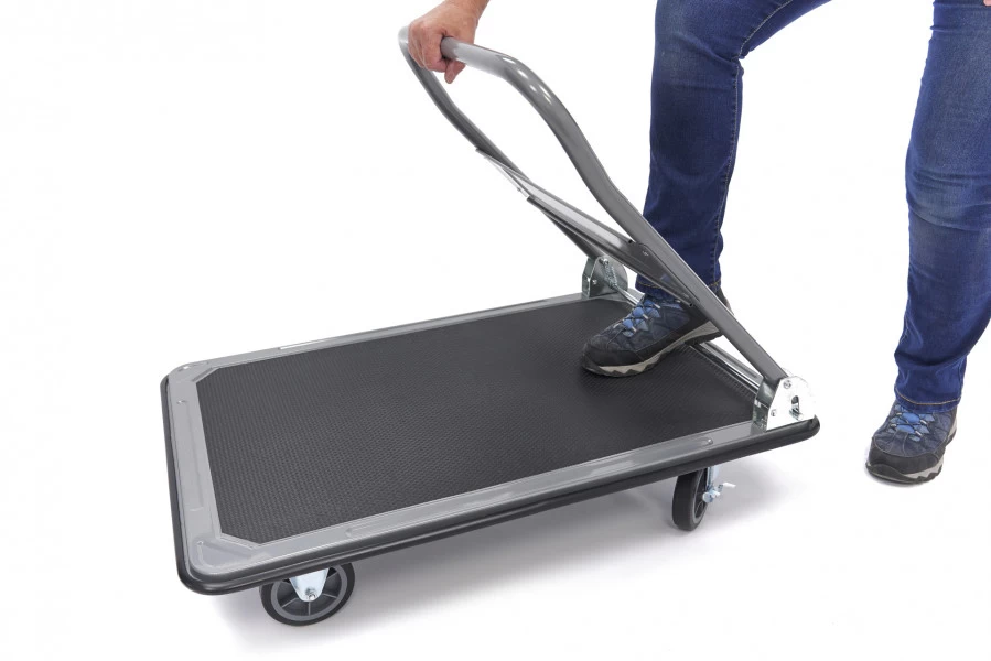 HBM 350 Kilo Opvouwbare Transportwagen, Transportkar Met Rem 9 HBM 350 Kilo Opvouwbare Transportwagen, Transportkar Met Rem - Afbeelding 9