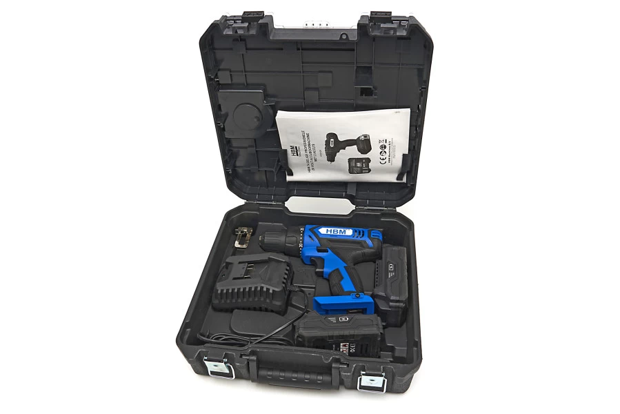 HBM Professionele Accuschroefboormachine 74-delig 20 Volt 8 HBM Professionele Accuschroefboormachine 74-delig 20 Volt - Afbeelding 8